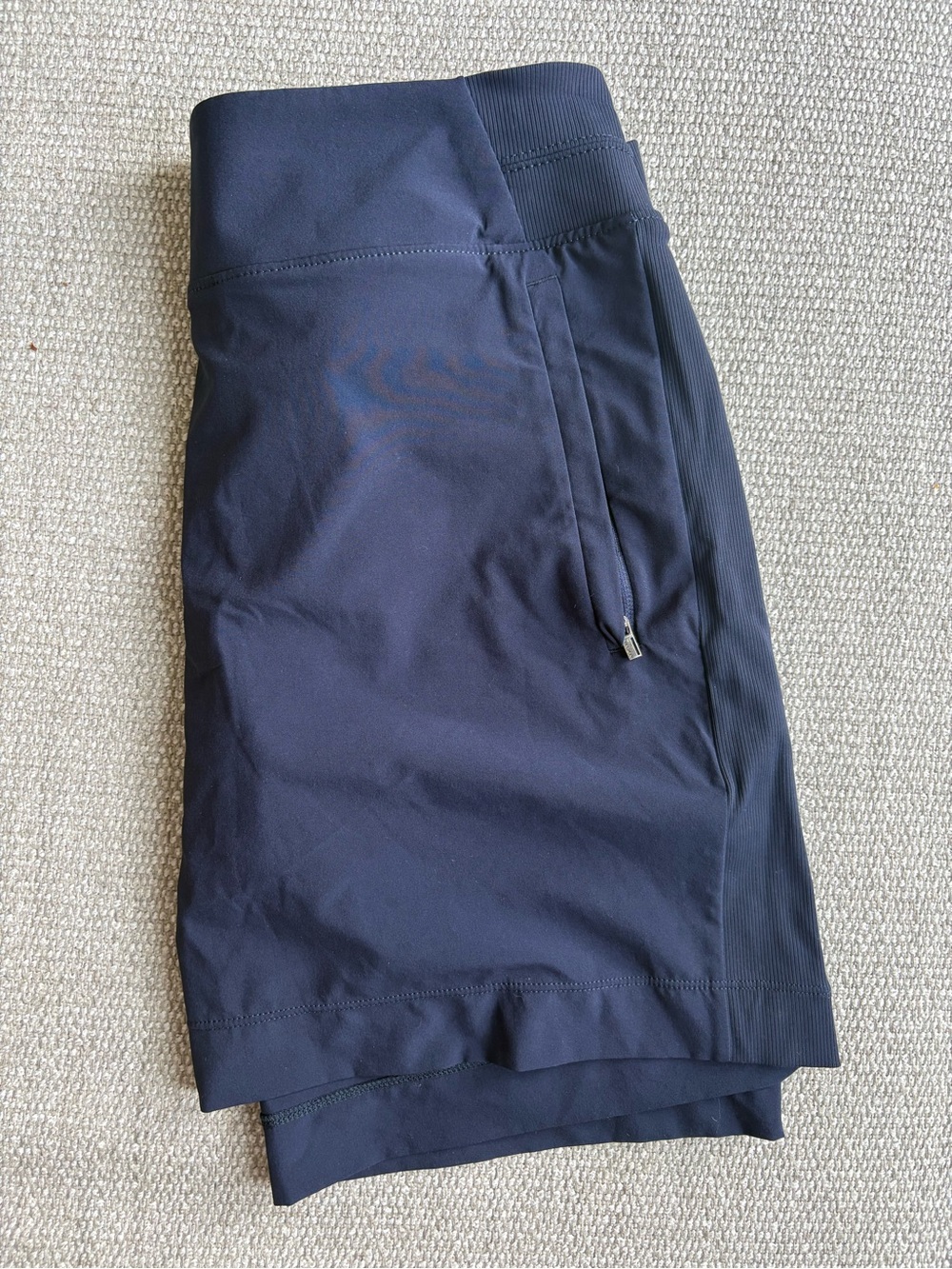 Athleta Navy Athletic Zip-Pocket Skort